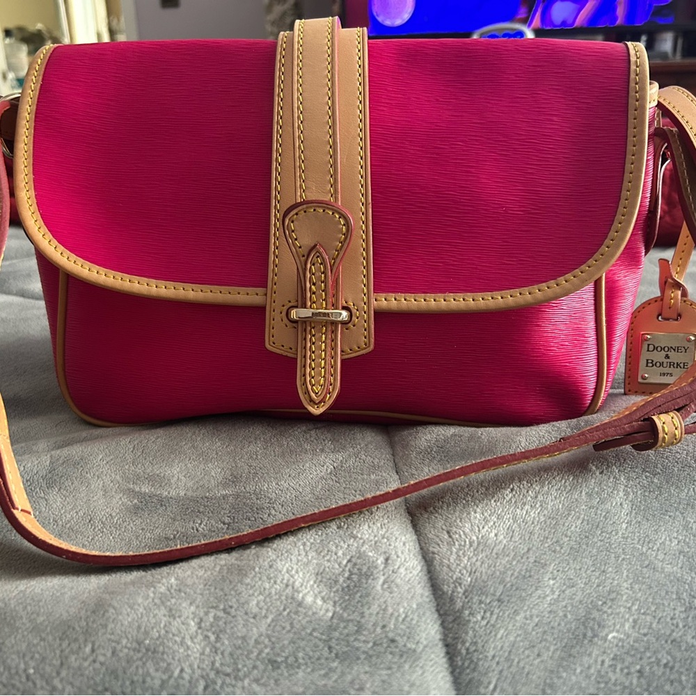 Dooney Burke - Great condition - like new.  Great Spring color - vibrant pink!